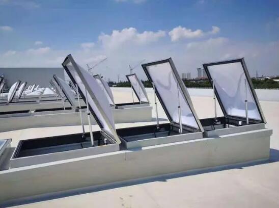 Working principle of smoke exhaust skylight